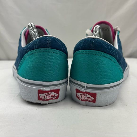 VANS Off The Wall Gray Suede Toe Box Low Lace Up Skate Sneaker Men’s 9 - Picture 4 of 9